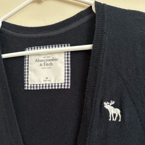 A&F Navy Cardigan - Picture 3 of 5